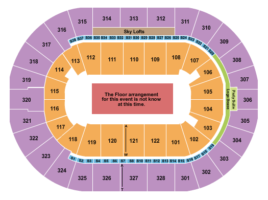 BOK Center Benson Boone Seating Chart